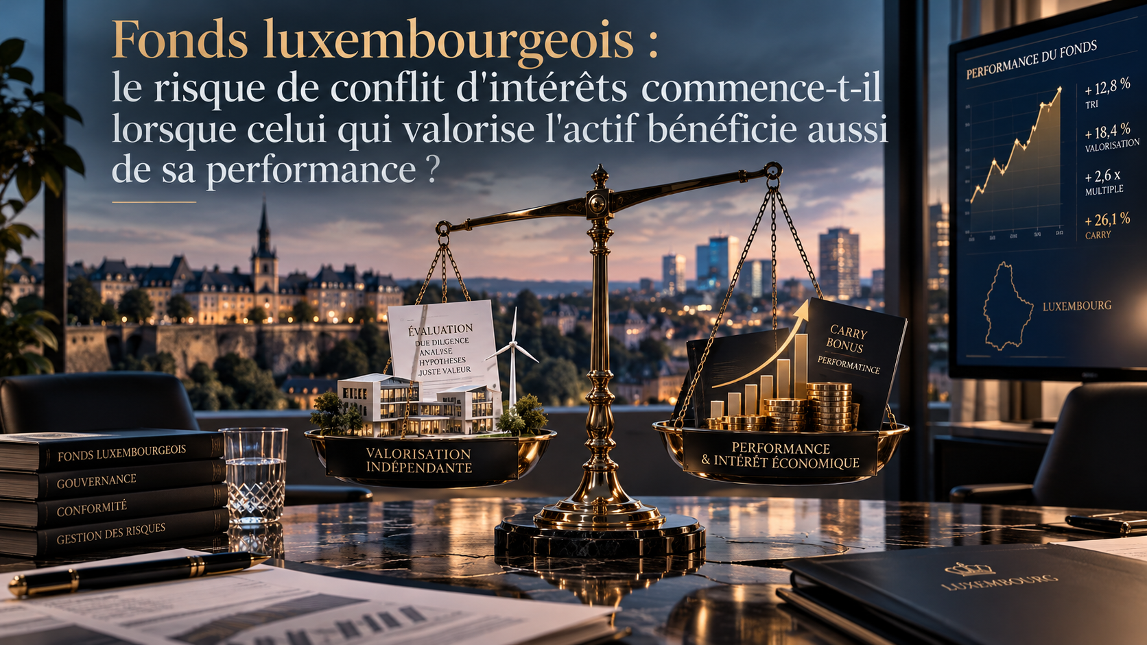 Fonds luxembourgeois : le risque de conflit d’intérêts commence-t-il lorsque celui qui valorise l’actif bénéficie aussi de sa performance ?